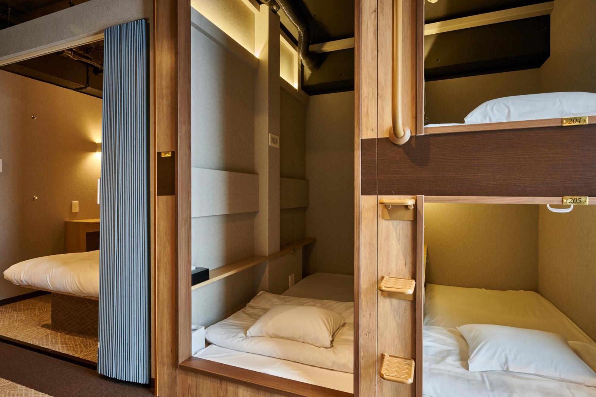 Capsule Hotel Continue Nijojokita Kyoto Exterior foto
